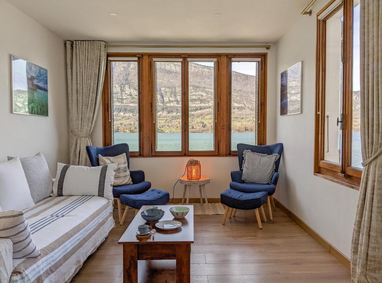Reflet Bleu Du Lac D'Annecy 3 Etoiles - Face Au Lac, Parking Gratuit, Paddle Board دوسارد المظهر الخارجي الصورة